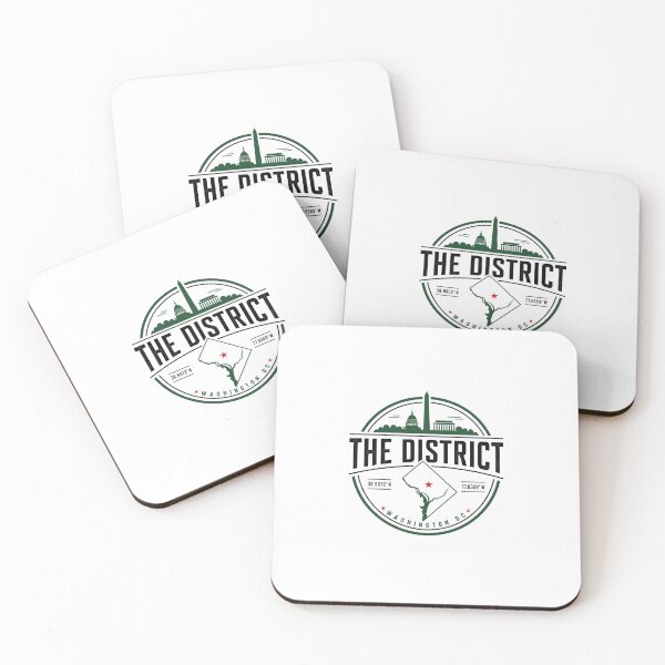 Item preview, The District Washington DC Map Coordinates designed and sold by Fenay Designs.