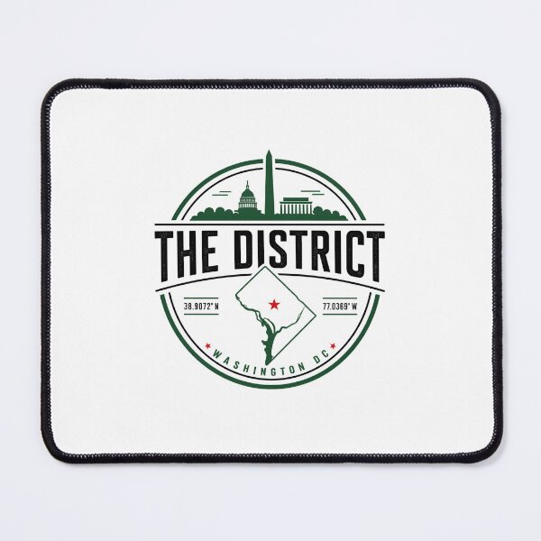 Item preview, The District Washington DC Map Coordinates designed and sold by Fenay Designs.
