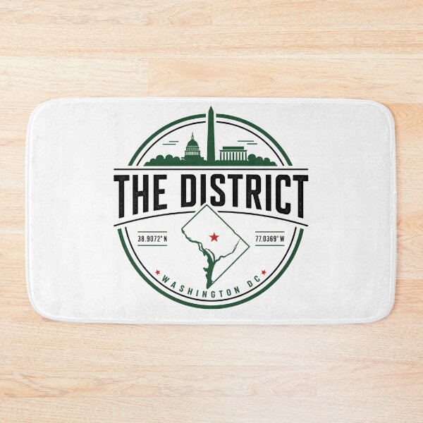 Item preview, The District Washington DC Map Coordinates designed and sold by Fenay Designs.