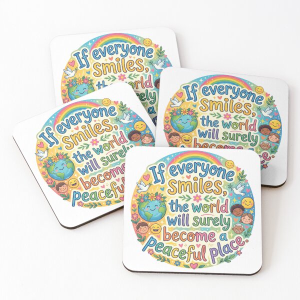 Item preview, If everyone smiles , the worlld will surely become a peaceful place designed and sold by LOVEARTDESIGN.