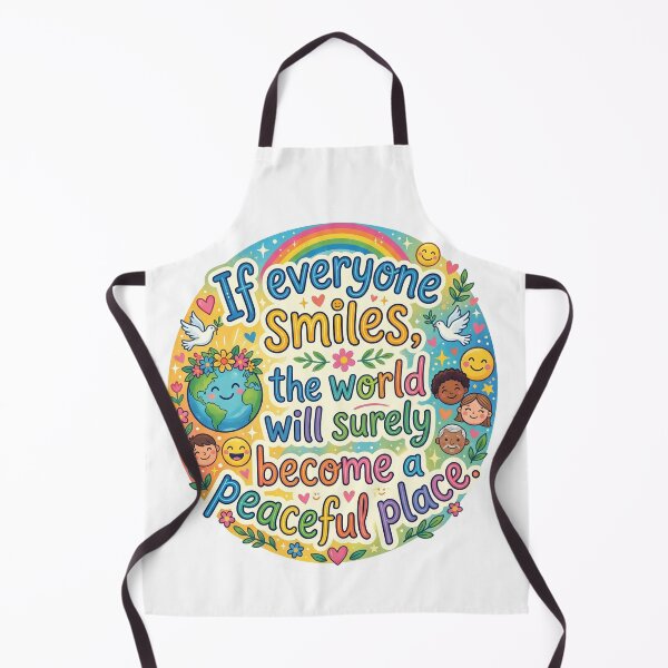 Item preview, If everyone smiles , the worlld will surely become a peaceful place designed and sold by LOVEARTDESIGN.