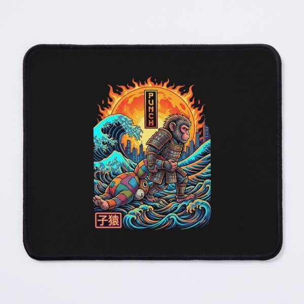 Item preview, Monkey Warrior Punch City Waves Sunset designed and sold by thanguy252.