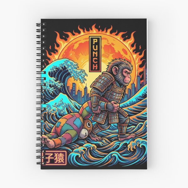 Item preview, Monkey Warrior Punch City Waves Sunset designed and sold by thanguy252.