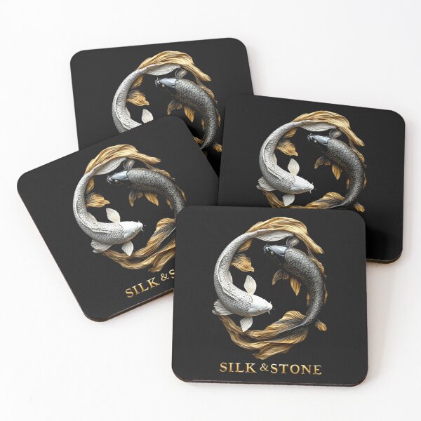Item preview, Silk & Stone - The Obsidian Koi / YIN - YANG High-End 3D_ Edition_02 designed and sold by Shift-Bloom.