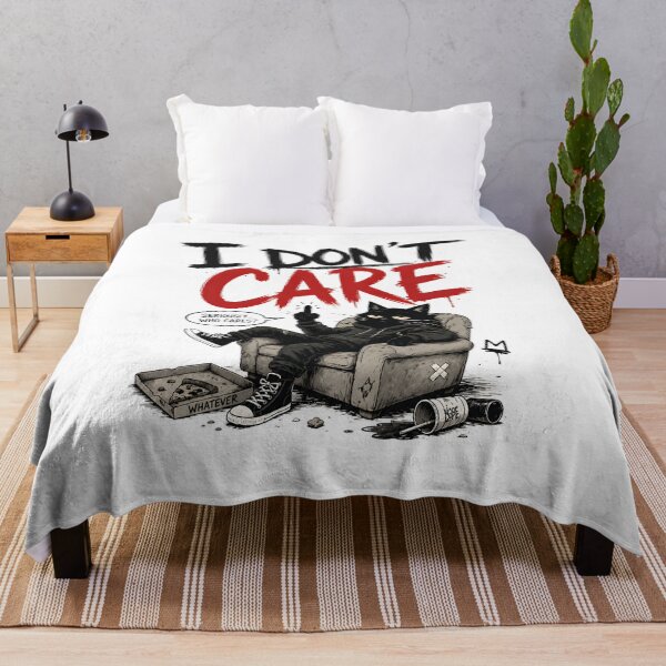 Item preview, WE CATS DON'T CARE ABOUT ANYTHING designed and sold by infinitearte.