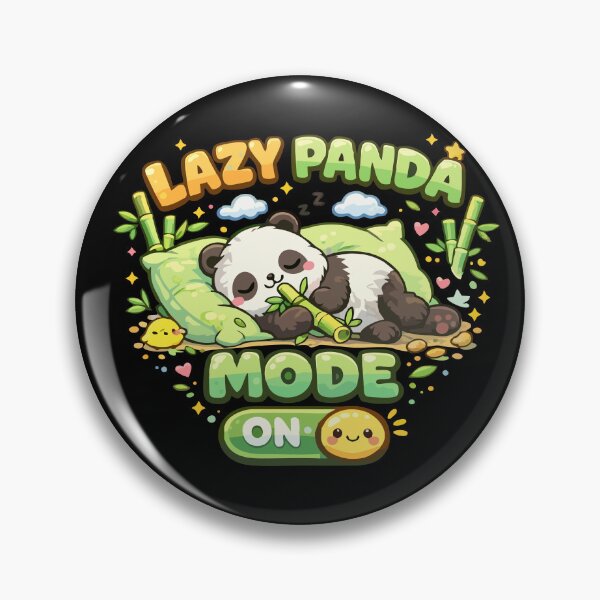 Item preview, Lazy Panda Mode ON – Cute Kawaii Sleeping Panda Relax Meme T-Shirt designed and sold by DarojadNR.