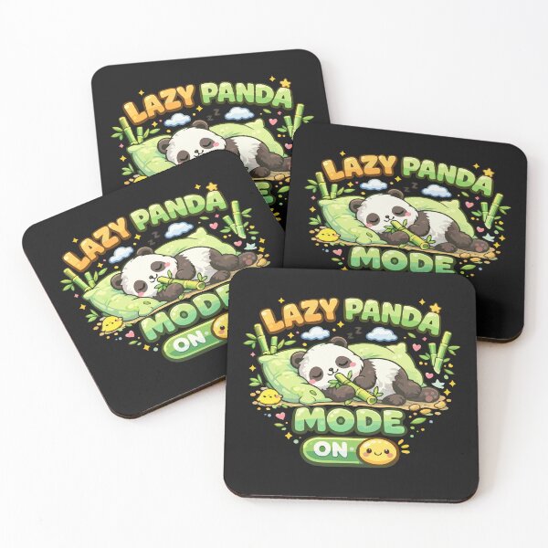 Item preview, Lazy Panda Mode ON – Cute Kawaii Sleeping Panda Relax Meme T-Shirt designed and sold by DarojadNR.