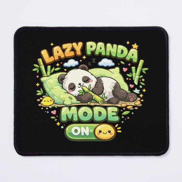 Item preview, Lazy Panda Mode ON – Cute Kawaii Sleeping Panda Relax Meme T-Shirt designed and sold by DarojadNR.