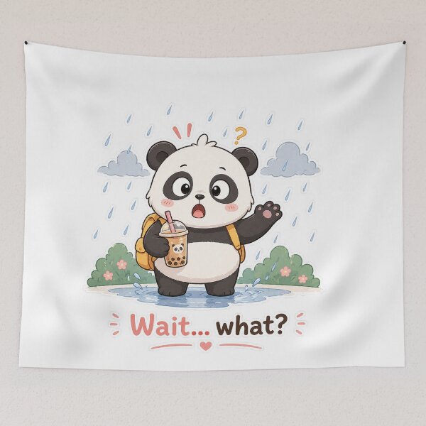 Item preview, Panda Rain Surprise Wait What Moment designed and sold by Sadia  Jannat.