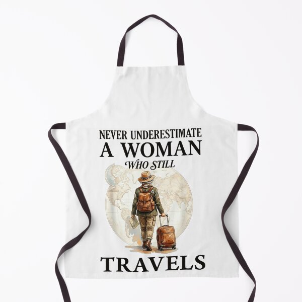 Item preview, Never Underestimate A Woman Who Still Travels Adventure Senior Solo Traveler designed and sold by GalenoHenley.