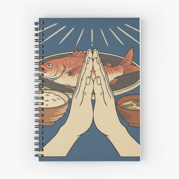 Item preview, Itadakimasu — Sacred Food Gratitude, Ukiyo-e Style designed and sold by UkiyoExplained.