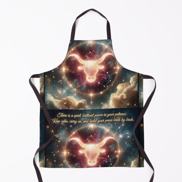Item preview, Taurus Quiet Power Patience Build Peace Cosmic Art designed and sold by Zodiac Celestial Art.