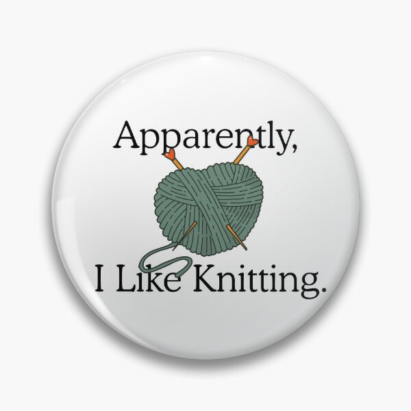 Item preview, Apparently I Like Knitting Funny Knitting Lover designed and sold by Dondonmart.