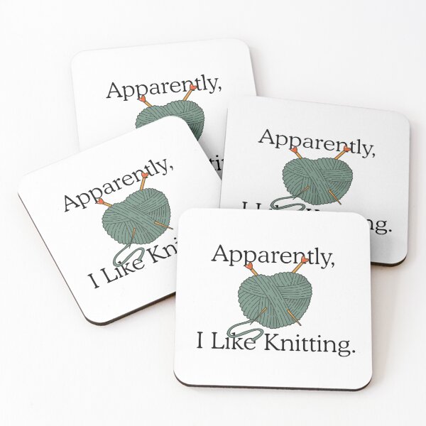 Item preview, Apparently I Like Knitting Funny Knitting Lover designed and sold by Dondonmart.