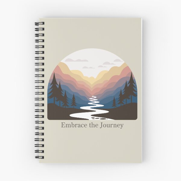Item preview, Minimalist Embrace the Journey Tee - Modern Scenic River Art designed and sold by ArthousePromos.