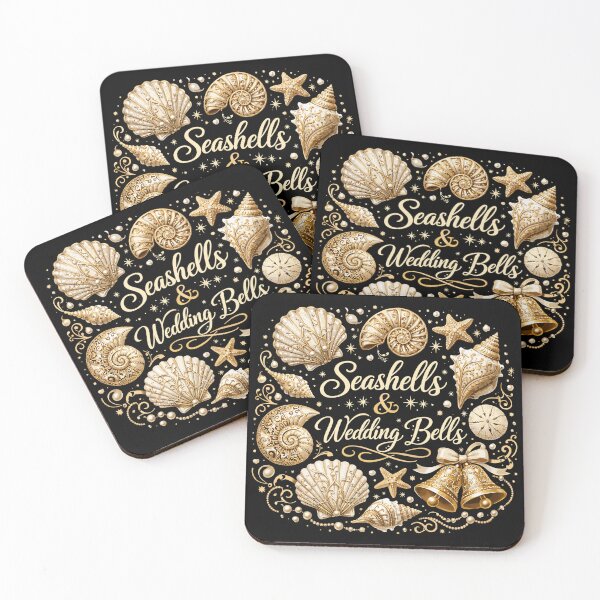 Item preview, Seashells & Wedding Bells – Maritime JGA designed and sold by Pineapple-Tree.