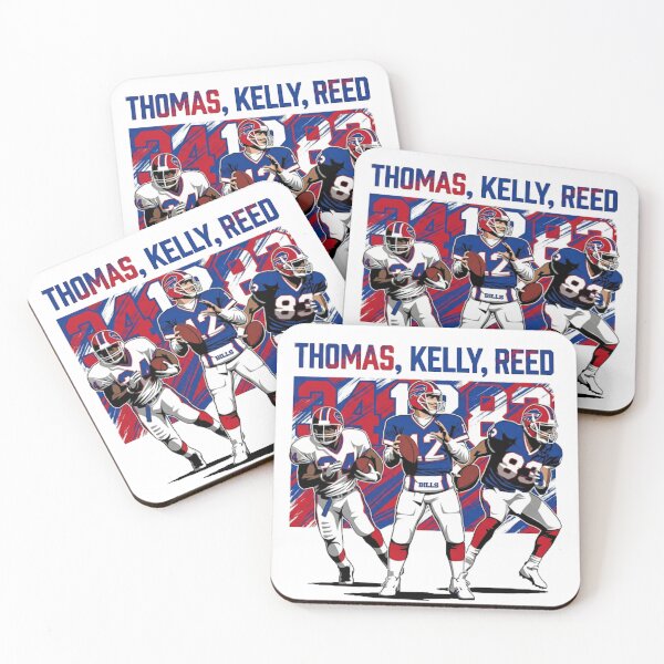 Item preview, Thomas, Kelly, Reed - Buffalo Football Trio - 90s Legends Retro Art designed and sold by Thogan0416.