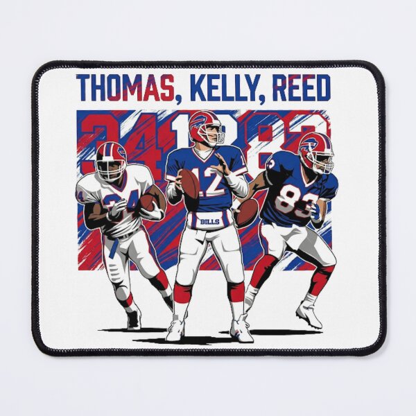 Item preview, Thomas, Kelly, Reed - Buffalo Football Trio - 90s Legends Retro Art designed and sold by Thogan0416.