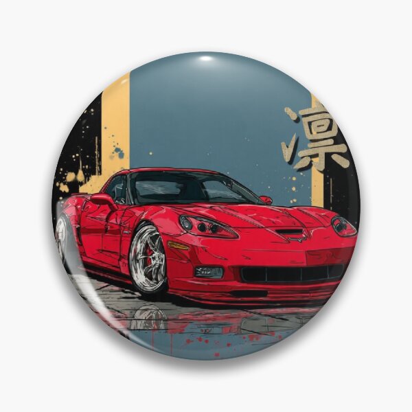 Item preview, Corvette JDM Drifting culture Japanese Art.  designed and sold by AGED Limited.