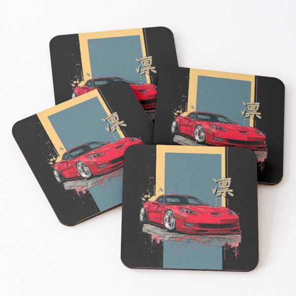 Item preview, Corvette JDM Drifting culture Japanese Art.  designed and sold by AGED Limited.