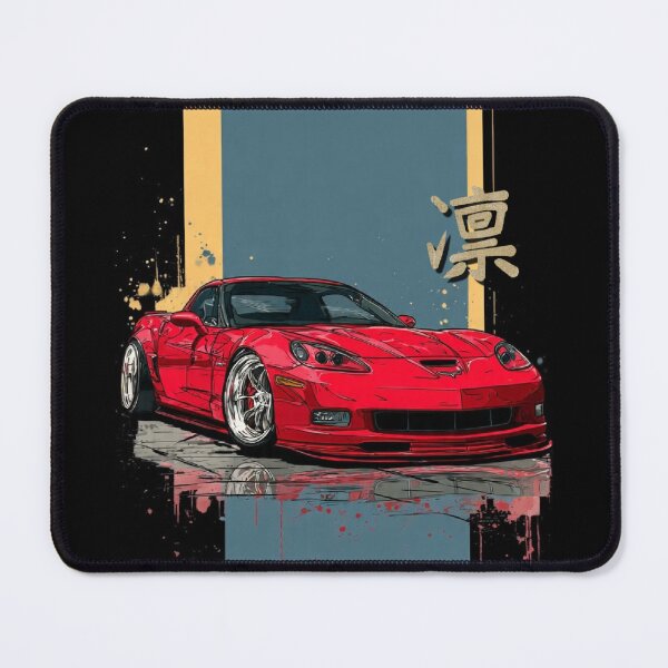 Item preview, Corvette JDM Drifting culture Japanese Art.  designed and sold by AGED Limited.