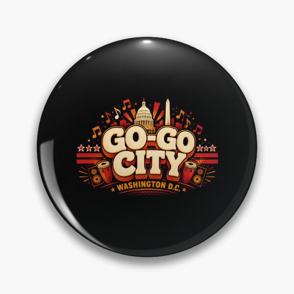 Item preview, Go-Go City Washington DC Music Scene designed and sold by Fenay Designs.