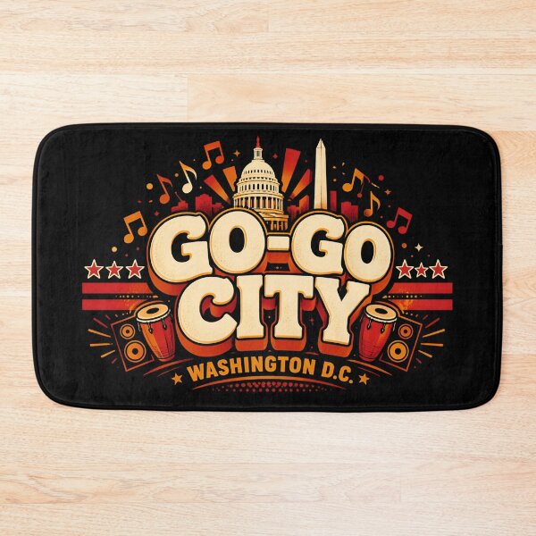 Item preview, Go-Go City Washington DC Music Scene designed and sold by Fenay Designs.