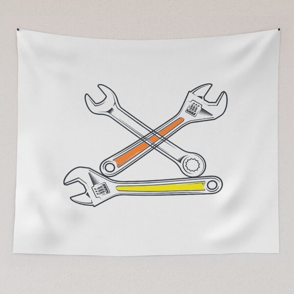 Item preview, Mechanic's wrench, car repair shop work designed and sold by MT-Wunderland .