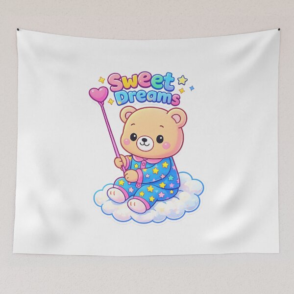 Item preview, Sweet Dreams Cute Bear Essential T-Shirt designed and sold by SoftSproutstu.