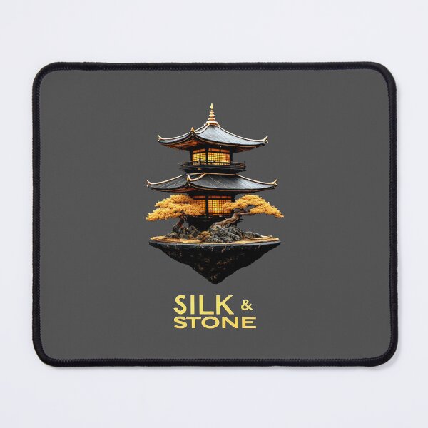 Item preview, Silk & Stone - Zen Sanctuary – Pagoda & Obsidian Bonsai High-End 3D_ Edition_02 designed and sold by Shift-Bloom.