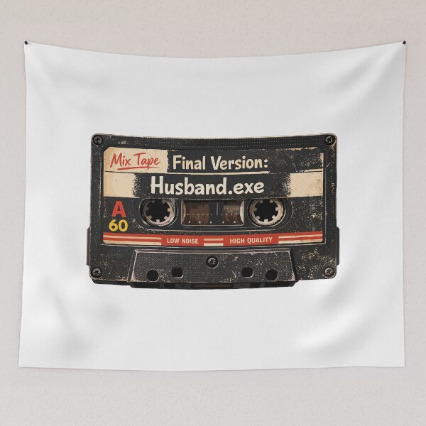 Item preview, Groom's stag party shirt: Husband.exe Retro Design designed and sold by Pineapple-Tree.