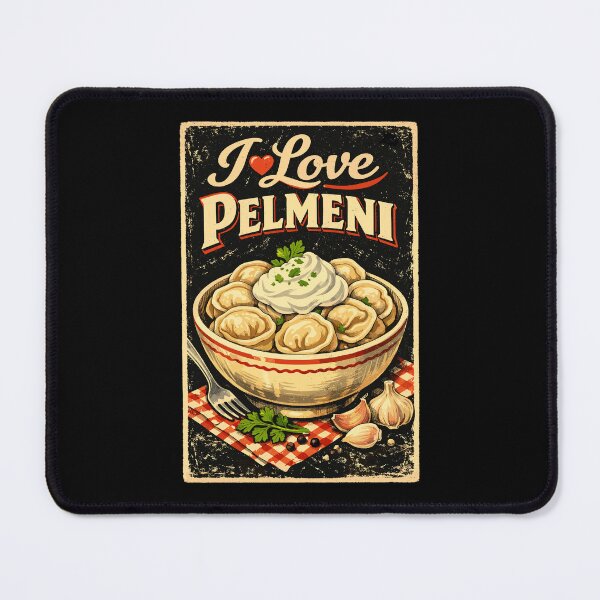 Item preview, Retro I Love Pelmeni – Russian Dumplings Style designed and sold by Pineapple-Tree.