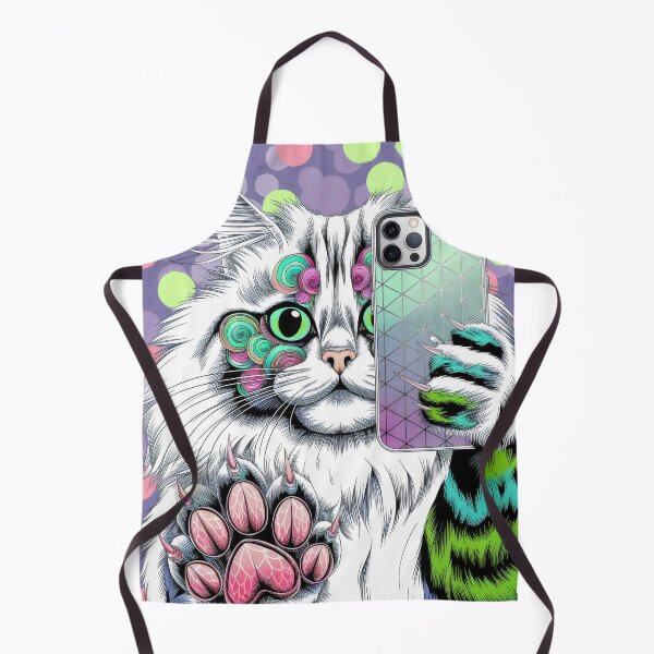 Item preview, Cat with selfie. designed and sold by MyHappyArtShop.