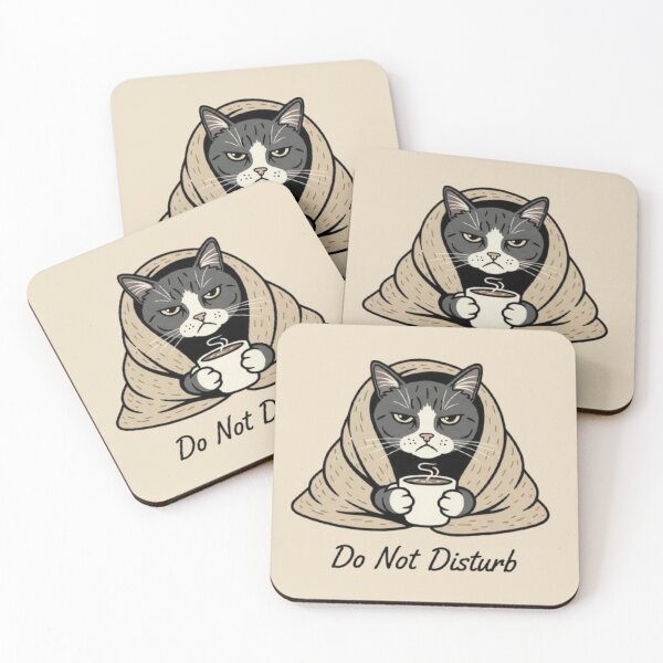 Item preview, Cozy Cat – Do Not Disturb designed and sold by Dogandesighn.