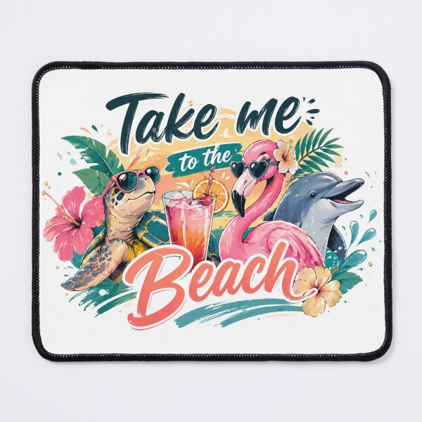 Item preview, Take Me to the Beach Tropical Animals designed and sold by BWAYZ.
