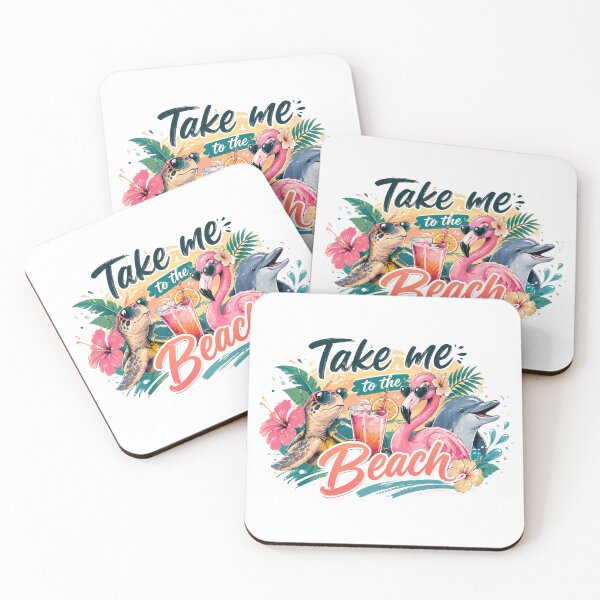 Item preview, Take Me to the Beach Tropical Animals designed and sold by BWAYZ.