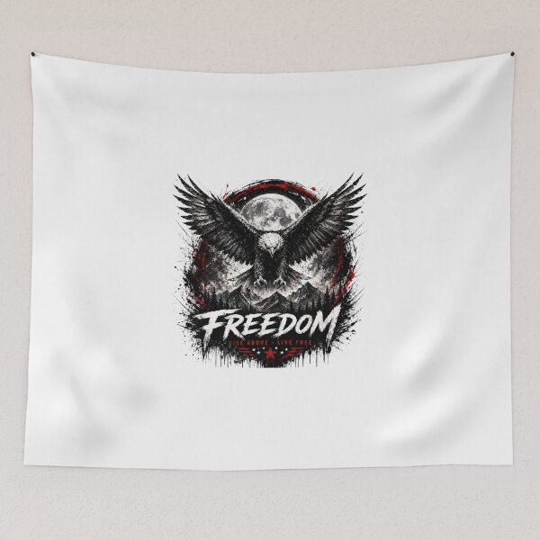 Item preview, 250 Anniversary of the USA - Freedom Eagle – Rise Above Patriotic Grunge Sticker designed and sold by Collins Design.