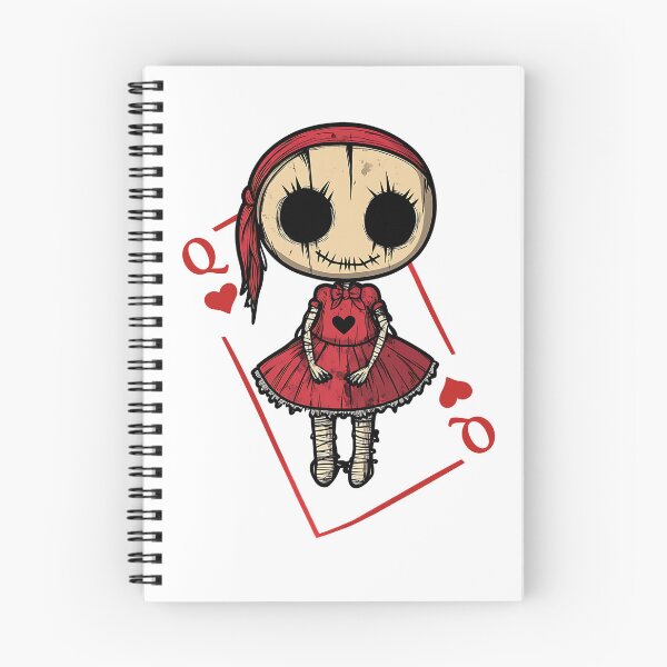 Item preview, Dark Kawaii Voodoo Doll Queen Card Art designed and sold by Szpaku desart .