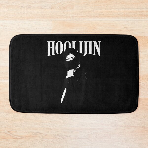 Item preview, Hoolijin Masked Silhouette Streetwear Aesthetic Urban Style Black And White Art designed and sold by DuneHaicna.