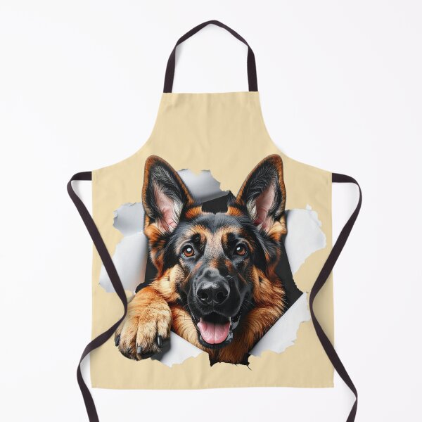 Item preview, Forever Faithful – Loyal German Shepherd Illustration designed and sold by The Digital Compass.