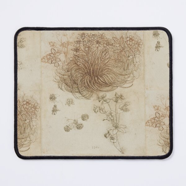 Item preview, A Star of Bethlehem and Other Plants by Leonardo da Vinci: Botanical Study Poster designed and sold by artofuniverse.