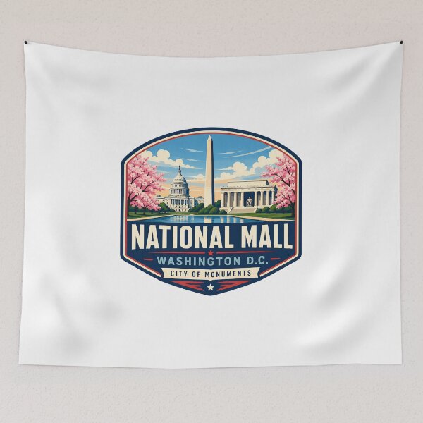 Item preview, National Mall Washington DC City Of Monuments designed and sold by Fenay Designs.