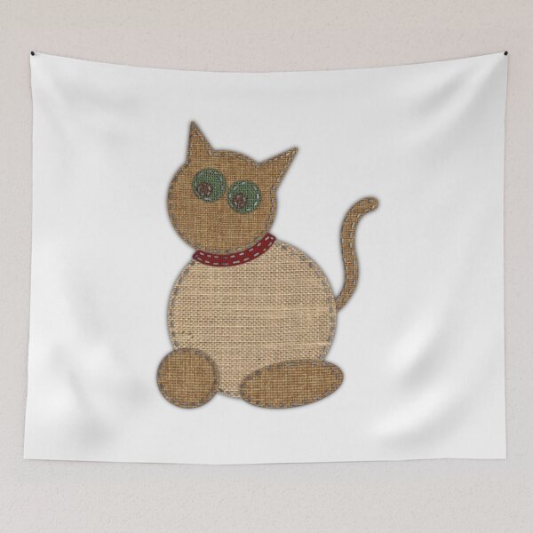 Item preview, Burlap Cat designed and sold by SuperFloofRes.