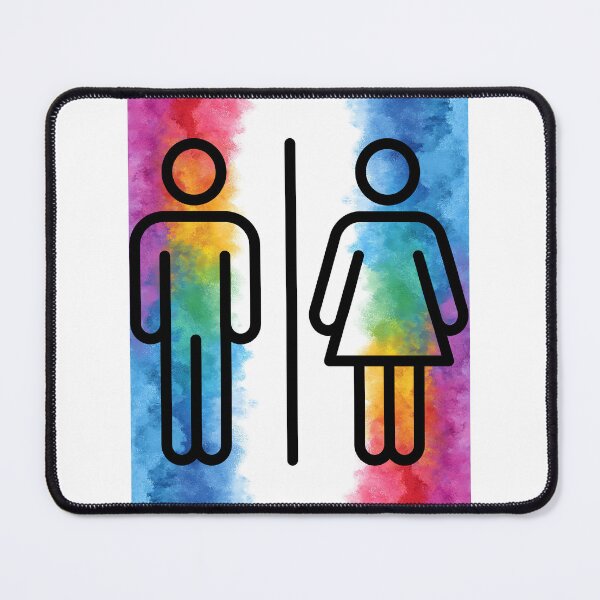 Item preview, Rainbow Gender Symbols Watercolor Pride Art designed and sold by E20STUDIO.