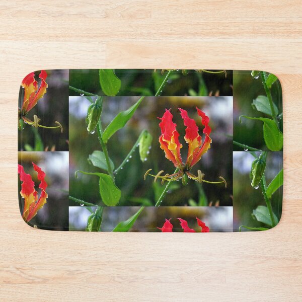 Item preview, Fire-Flame Lily Kissed with Raindrops designed and sold by Kerryn Madsen-Pietsch.