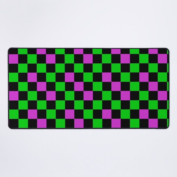 Item preview, Purple Black Green Checkered Design designed and sold by PatternTitan.
