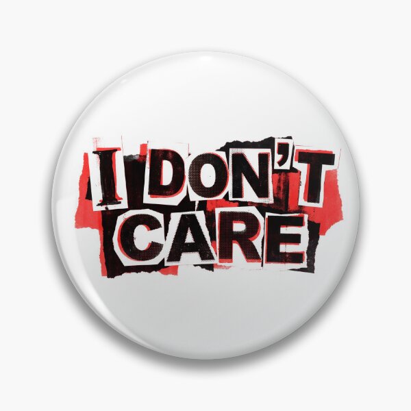 Item preview, POP I DON'T CARE WRITING designed and sold by infinitearte.