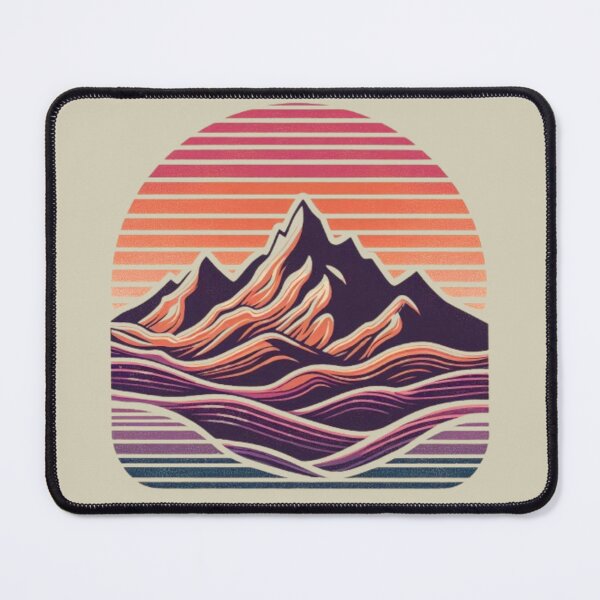 Item preview, Sunset Mountains – Abstract Landscape designed and sold by Dogandesighn.