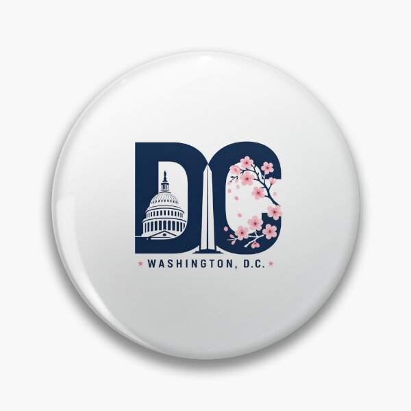 Aperçu de l'œuvre Silhouette de fleurs de cerisier DC Washington DC créée et vendue par Fenay Designs.