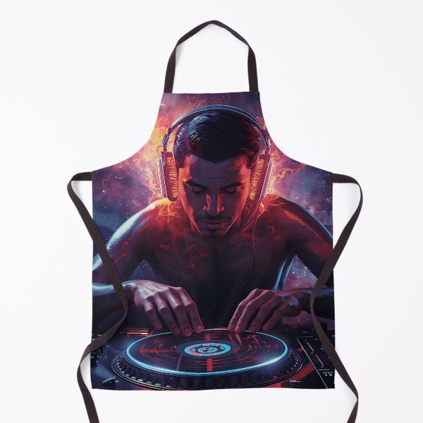 Item preview, Cosmic Beats - Galactic DJ Performance in Nebula Skies designed and sold by UnRealS.